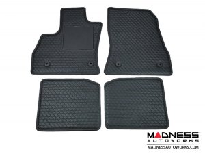 FIAT 500L Floor & Cargo Mat Set - Leather - Inpelle - Black FIAT 500L Floor & Cargo Mat Set - Leather - Inpelle - Black
